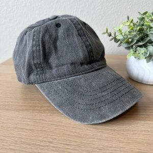 Distressed gray baseball hat/cap